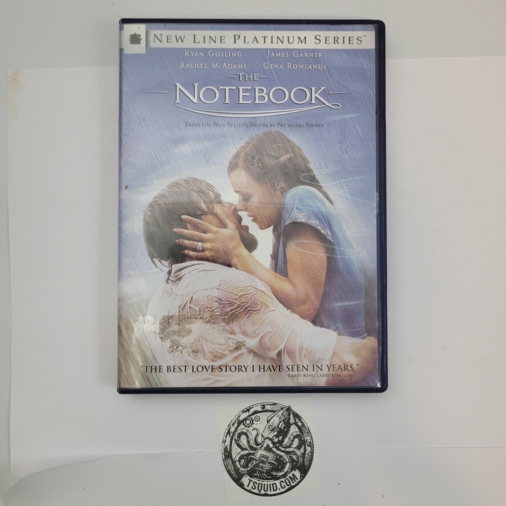 New Line The Notebook DVD Widescreen Platinum Series Ryan Gosling Rachel McAdams